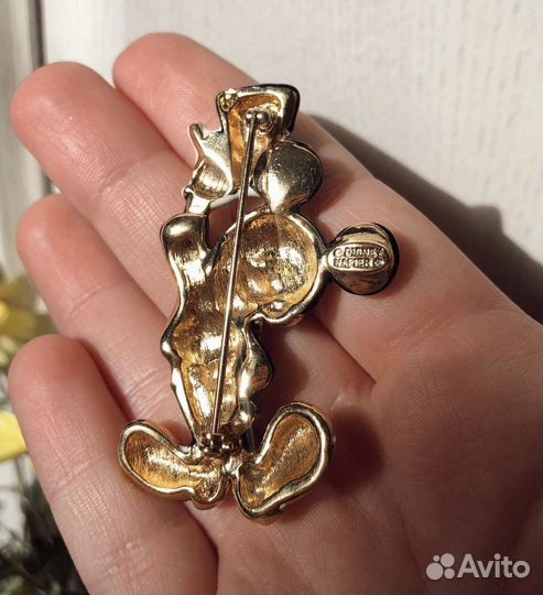 Брошь винтаж Микки Маус napier