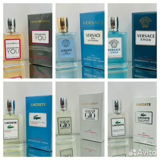 Духи, парфюм, тестер, мужские
