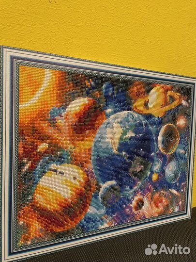 Алмазная вышивка готовая работа