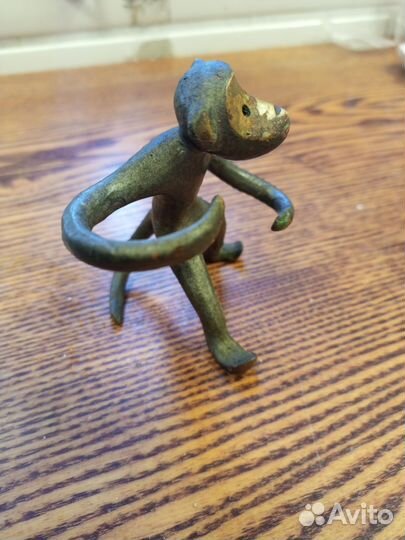 Статуэтка обезьяна для соли и перца, бронза