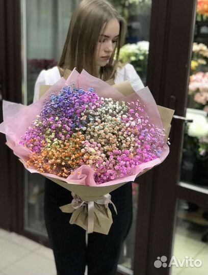 Букет из гипсофилы