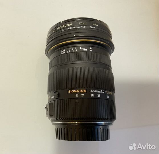 Объектив Sigma 17-50 f2.8 для Canon
