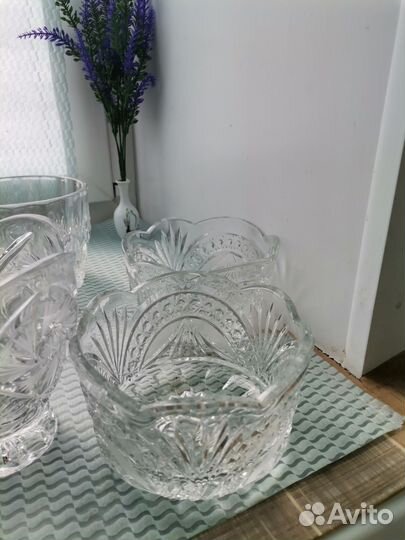 Салатник хрустальный СССР