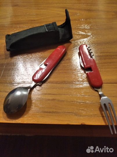 Нож-вилка-ложка. Туристический, походный, дачный