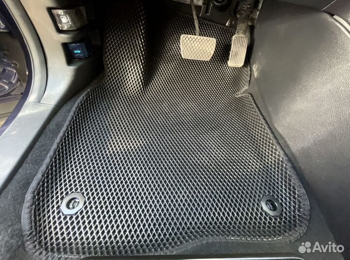 Ева коврики с бортами на тайота камри 50 55