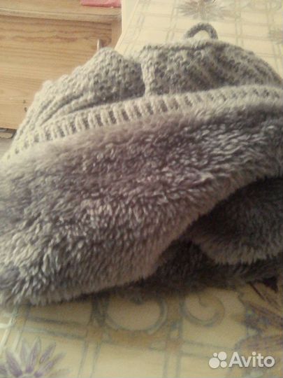 Шапка и снуд зимняя женская новая