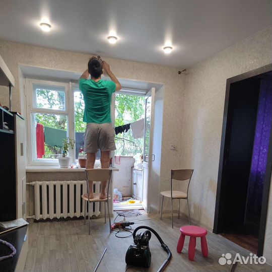 Шпаклёвка стен укладка ламината покраска