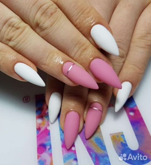 Наращивание коррекция шеллак маникюр ногтей