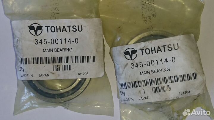 Подшипник коленвала Tohatsu 40 345-00114-0