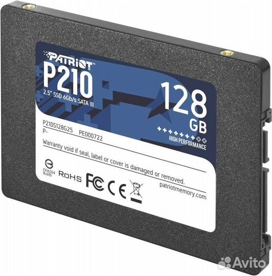Накопитель SSD 128Gb Patriot P210 (P210S128G25)