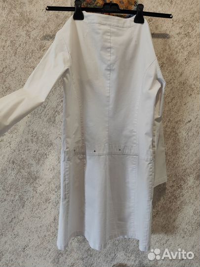 Белый медицинский халат размер 44 46