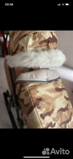 Детские санки коляска