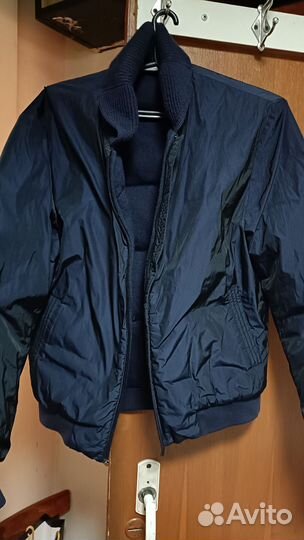 Куртка мужская синяя двухсторонняя