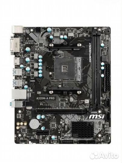 Материнская плата MSI a320m a pro