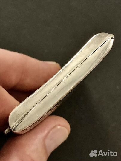 Портсигар старинный серебро 1925 год