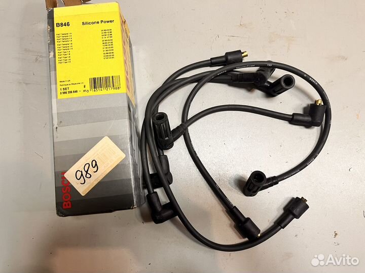 Комплект проводов зажигания fiat: tipo 87-95