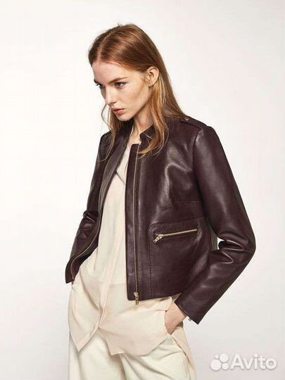 Massimo Dutti куртка натур.кожа, М