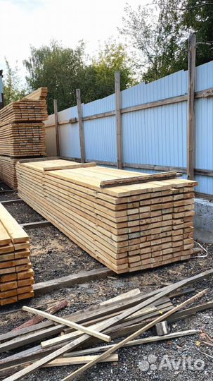 Доска обрезная 25х150х6000мм с доставкой