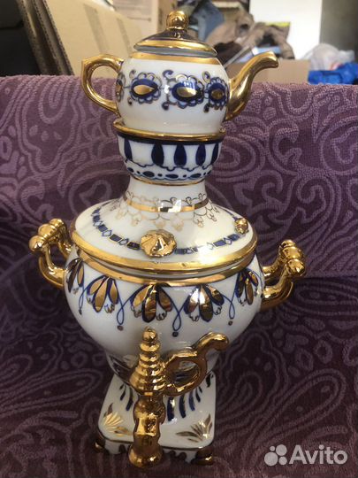 Фарфоровый самовар СССР