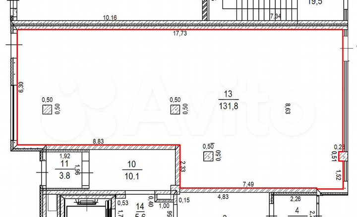 Свободного назначения, 131.8 м²