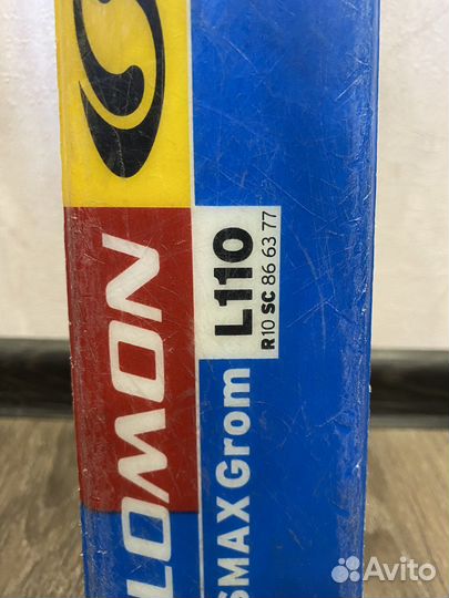 Горные лыжи детские 110 комплект