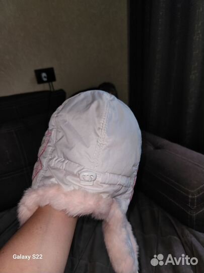 Шапка зимняя для девочки 50 52