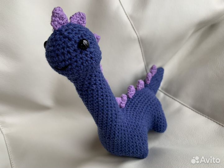 Амигуруми динозавр