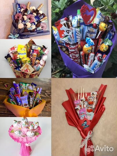 Гастробукеты,Съедобные букеты, из бабочек и т.д