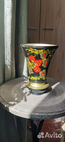 Ваза СССР хохлома