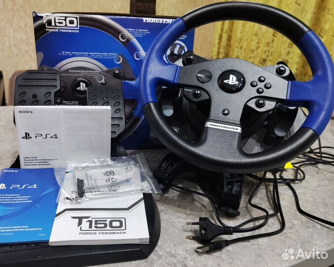 Руль Thrustmaster T150 RS EU Version Чёрный