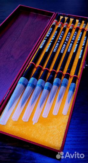 Набор китайских кистей каллиграфия 7 предметов