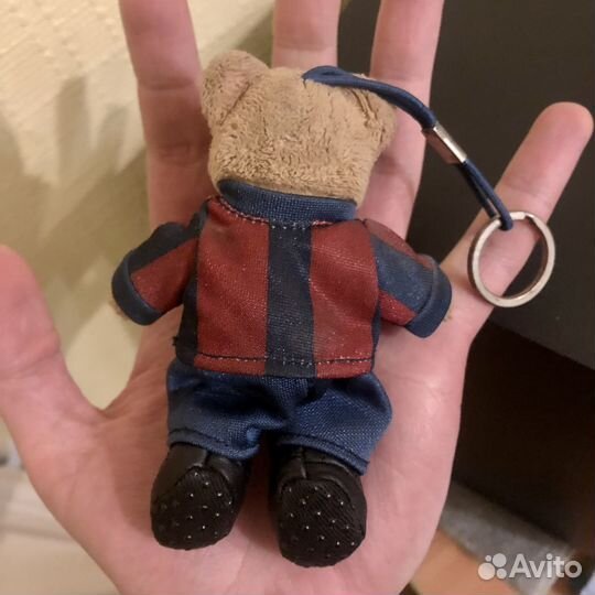 Брелок плюшевый мишка FC Barcelona