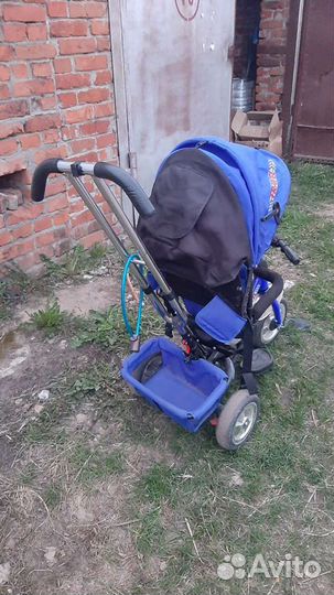 Велосипед с родительской ручкой