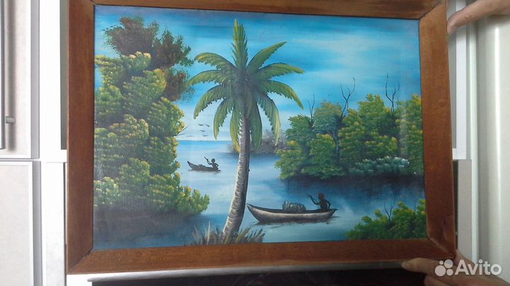 Картина Маслом Красочная Африка