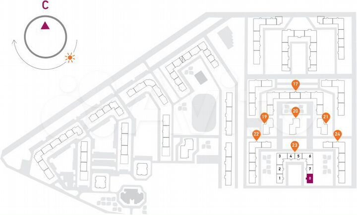 1-к. квартира, 35 м², 4/17 эт.