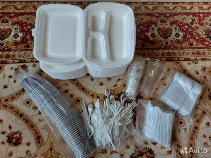 Пластиковая посуда одноразовая