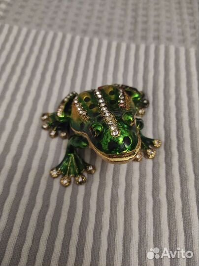 Шкатулка лягушка сувенир