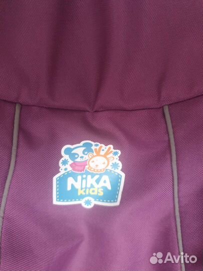 Санки ника на колесиках