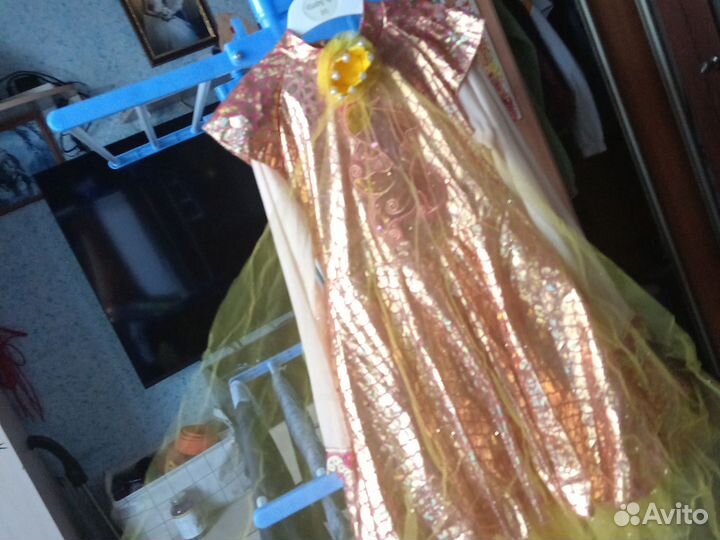 Костюм карнавальный золотая рыбка