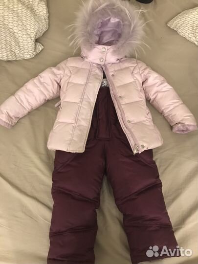 Костюм пуховый зимний borelli 98 рост 3 года