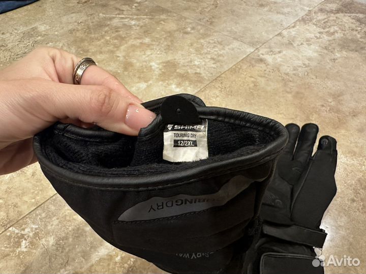 Мотоперчатки shima touring DRY р 2XL новые