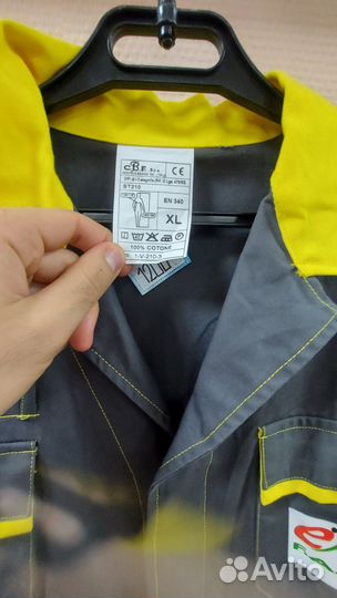 Рабочая одежда италия. 100%хлопок