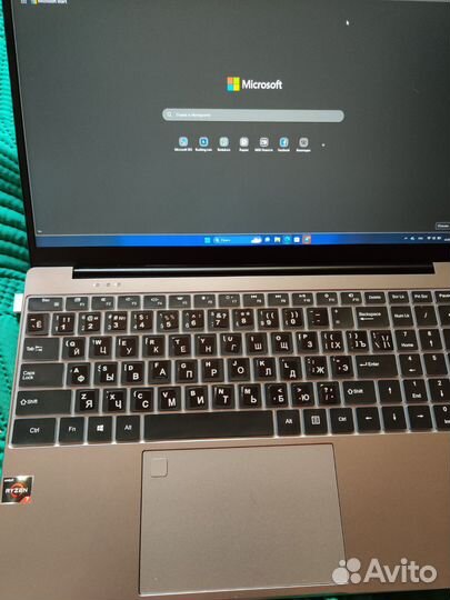 Ноутбук ryzen r7 5700u 16gb ddr4 512gb ssd m2