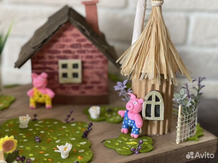 Игрушка Поделка три поросенка