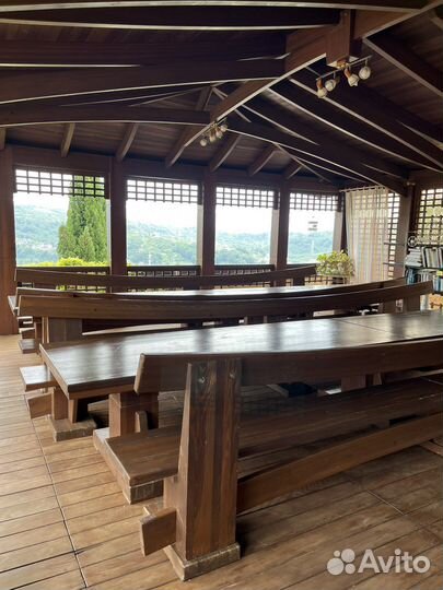 Аренда беседки с мангалом и видом на горы