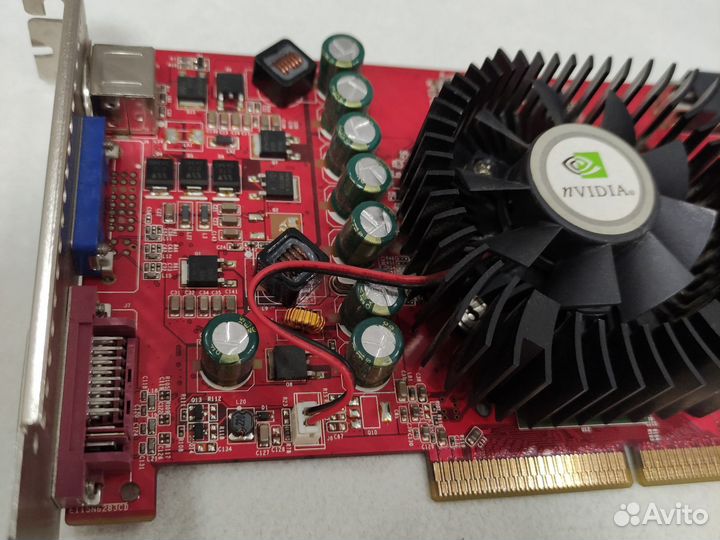 Видеокарта AGP 7600GT 256 Mb DDR3