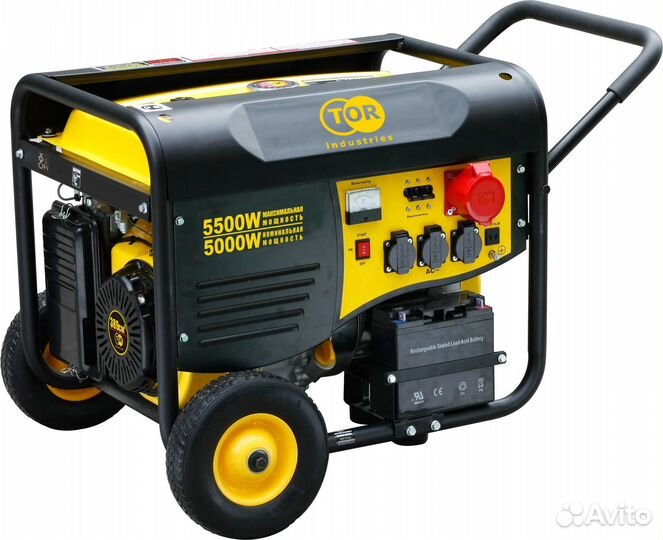 Генератор бензиновый TR6500EW 5,0кВт 220В 25л с кн