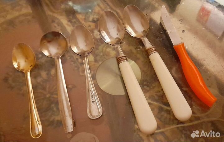 Ложки 5 шт и ножик
