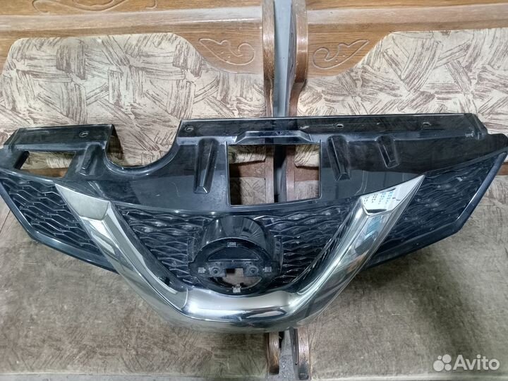 Nissan x trail t32 решётка радиатора с хромом