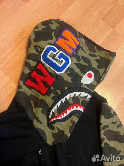 Зип худи bape shark full zip